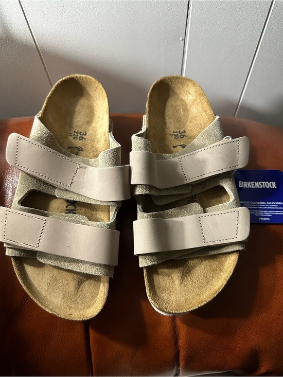 Birkenstock Shoes - Birkenstock Women's Double Strap Sandals in Beige Taupe